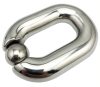Oval fém herefeszítő M – prémium intim játék, 425g