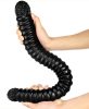Big Tortos – prémium fekete dildo 55 cm hosszú