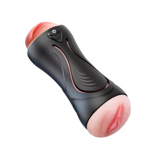 Masturbátor kétszárnyú, alkalmazásvezérelt, 9 vibrációs mód fekete