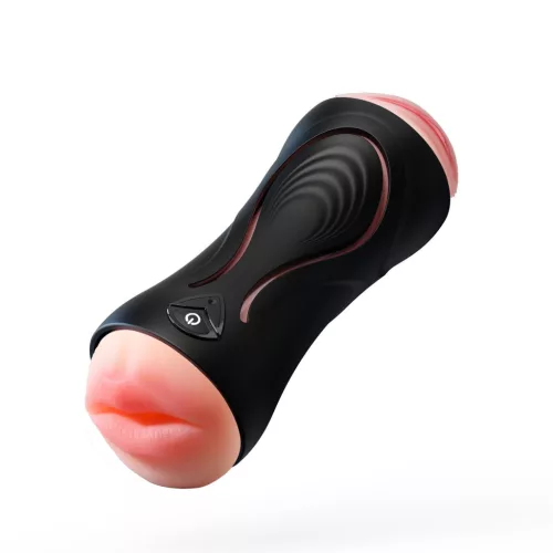 Masturbátor kétszárnyú, alkalmazásvezérelt, 9 vibrációs mód fekete
