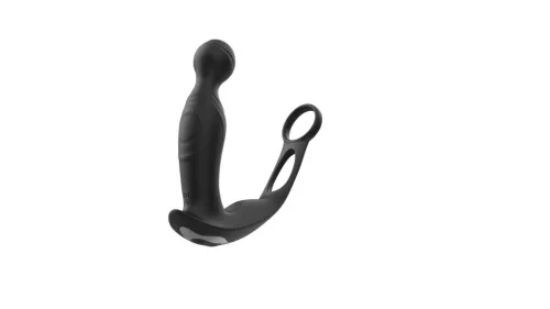 Prosztata stimulátor távirányítós hullámzó rezgés 15 cm fekete