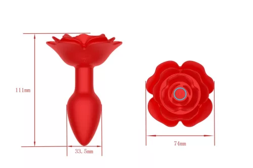 Rose forgó anál dildó