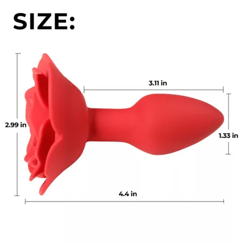 Rose forgó anál dildó