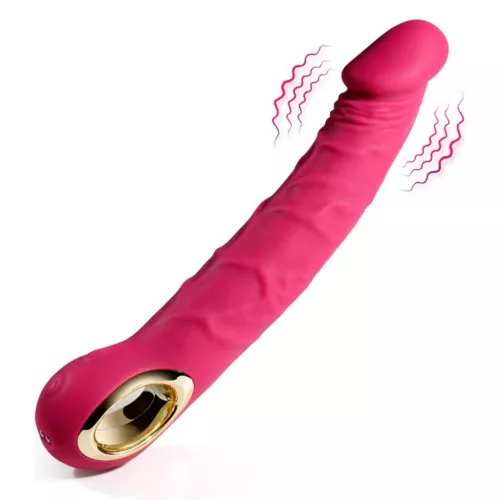 Realistic Vibrátor Realisztikus, 10 mód, USB-töltés rózsaszín