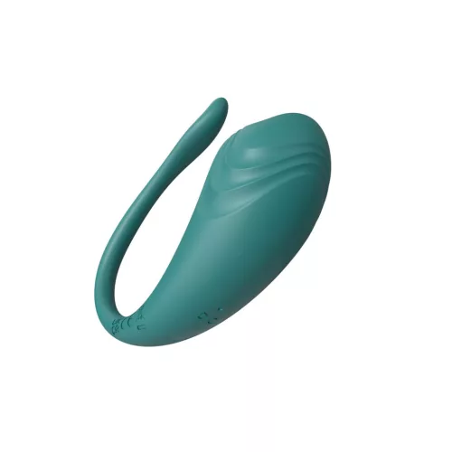 App Love Egg Vibrátor 9 mód applikációs vezérlés vízálló zöld 9,6 cm