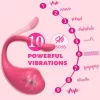 App Love Egg Vibrátor 9 mód applikációs vezérlés vízálló zöld 9,6 cm