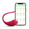 App Love Egg Vibrátor 9 mód, Bluetooth vezérlés 9,6 cm piros