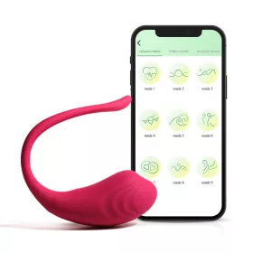   App Love Egg Vibrátor 9 mód, Bluetooth vezérlés 9,6 cm piros