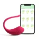 App Love Egg Vibrátor 9 mód, Bluetooth vezérlés 9,6 cm piros