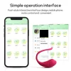 App Love Egg Vibrátor 9 mód, Bluetooth vezérlés 9,6 cm piros