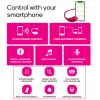 App Love Egg Vibrátor 9 mód, Bluetooth vezérlés 9,6 cm piros