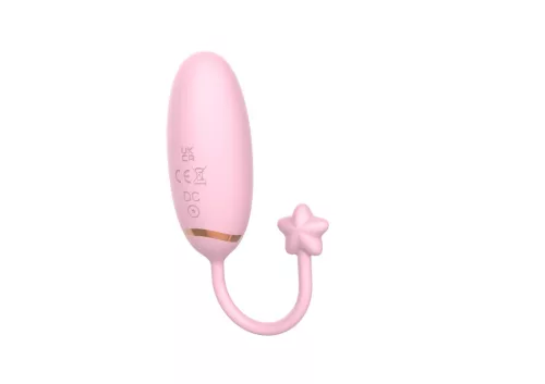 Love Egg Vibrációs tojás App vezérlés, vízálló 8 cm fekete