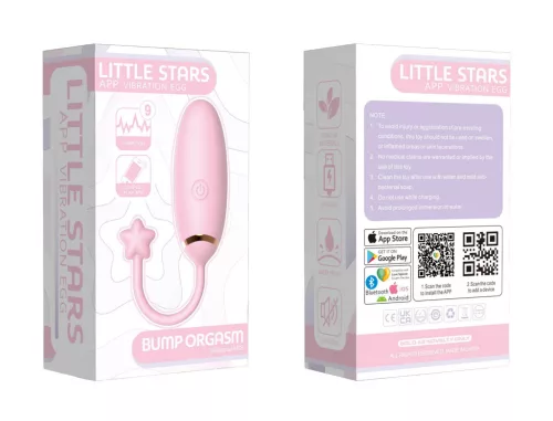 Love Egg Vibrációs tojás App vezérlés, vízálló 8 cm fekete