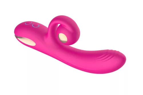 Vibrátor Rezgő, 10 mód, vízálló L lila