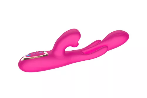 Towos vibrátor rezgés, hullám mozgás, lízáló hatás, USB töltés, vízálló, csendes