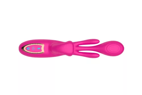 Towos vibrátor rezgés, hullám mozgás, lízáló hatás, USB töltés, vízálló, csendes