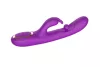 Vibrátor Forgó, 10 mód, 3 motoros, vízálló, 24 cm, lila