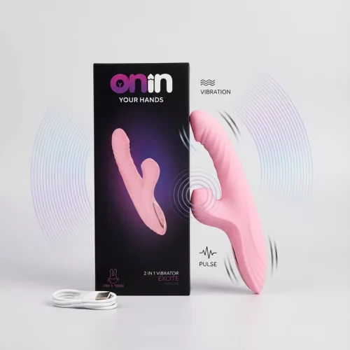 Onin Vibrátor Applikáció vezérlés, USB töltés, vízálló fekete