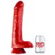 ANGRYDICK 28 x 6.3cm piros