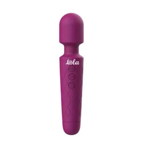 Mini Wand vibrátor 10 mód, 10 fokozat, USB töltés lila