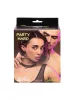 Lola Games BDSM Kołnierz Regulált PVC 55 cm Fekete-piros
