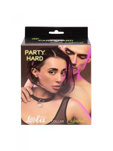 Lola Games BDSM Kołnierz Regulált PVC 55 cm Fekete-piros
