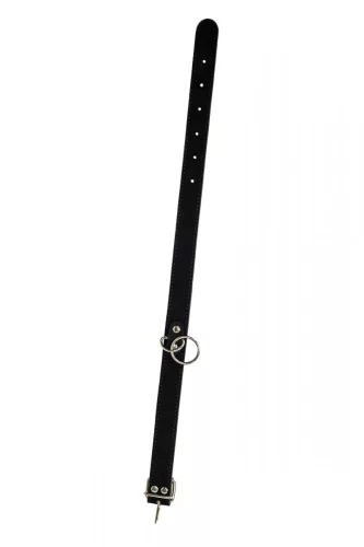 Lola Games BDSM Kołnierz Regulált PVC 55 cm Fekete-piros