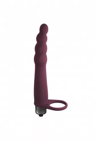 Lola Games felcsatolható hipoallergén szilikon 10 mód bordó 16,5 cm