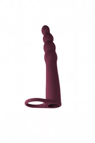 Lola Games felcsatolható hipoallergén szilikon 10 mód bordó 16,5 cm