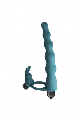 Lola Games Dildó Kettős penetráció, 10 mód zöld 17 cm
