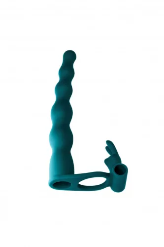 Lola Games Dildó Kettős penetráció, 10 mód zöld 17 cm