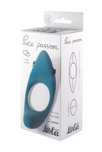 Lola Games péniszgyűrű rezgő stimuláció zöld 13 cm