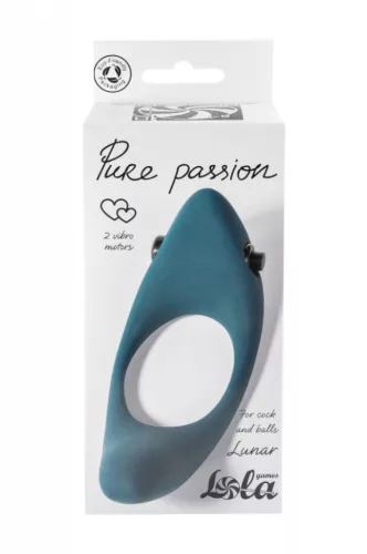Lola Games péniszgyűrű rezgő stimuláció zöld 13 cm