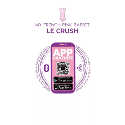 Le Crush Vibrációs tojás G-pont stimuláló, 10 mód, vízálló, USB töltés lila