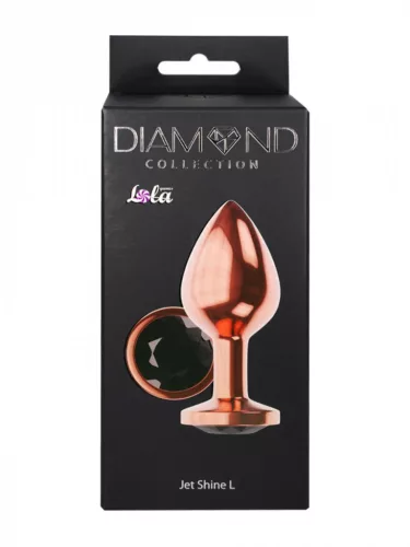 Anal plug Fém, biztonságos, 8,3 cm rózsaarany