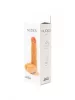 Lola Games Dildó Realisztikus, tapintható, tapadókorongos 17,5 cm bézs PVC