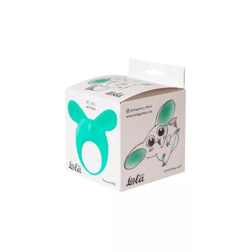 MiMi Animals Péniszgyűrű Rezgő, 1 mód 3,5 cm zöld