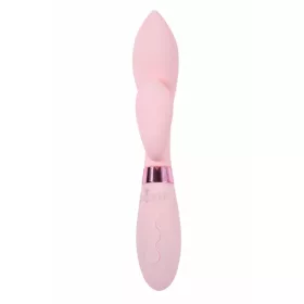   Indeep Vibrátor USB-töltésű, 10 rezgésmód, G-pont stimuláló 21,5 cm rózsaszín