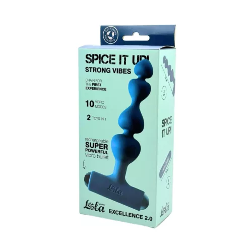Spice it Up Excellence 2.0 anális lánc tölthető golyóval