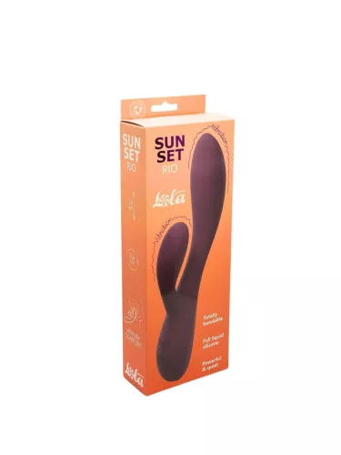 Rio Vibrátor G-pont és csikló stimuláló, USB töltés, 20 cm, rózsaszín