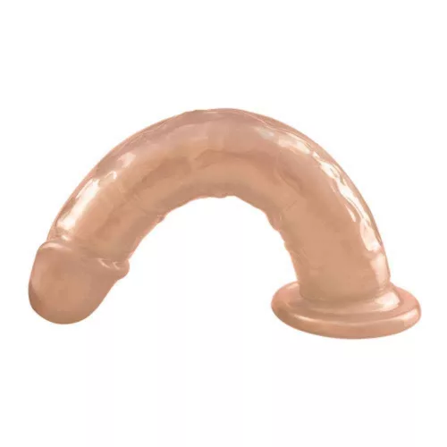Dildó Realisztikus, perlemezes, tapadópárnás 20 cm rózsaszín
