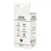 Star Collection anál plug puha szilikon fémkristályos rózsaszín lila S méret