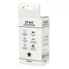 Star Collection Anál plug Szilikon, biztonságos, kompakt S Lila-kék