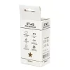 Star Collection Anál plug Szilikon, kő díszítés, kicsi, lila
