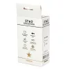 Star Collection Anál plug közepes méret lila színű, szilikon lila kővel