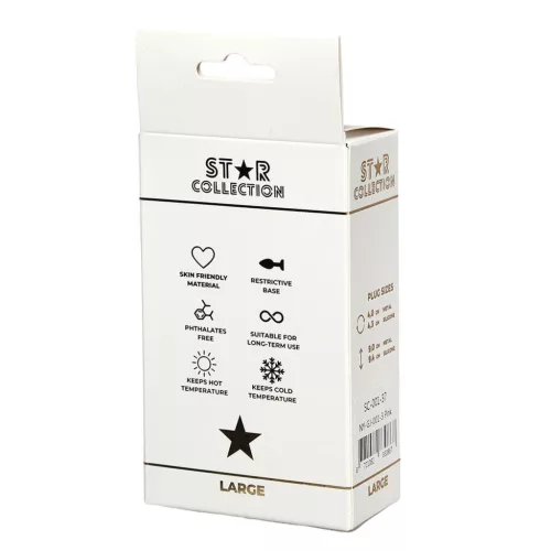 Star Collection Anál plug stílusos, kényelmes L rózsaszín