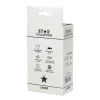 Star Collection Anál plug nagy méretű lila szilikon kő talppal