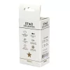 Star Collection Anál plug Komfortos, biztonságos használat S világoskék köves ezüst