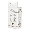 Star Collection Anál plug elegáns fém kivitel fialov köves S méret