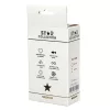 Star Collection Anál plug Elegáns design, közepes méret M ezüst színű átlátszó kővel